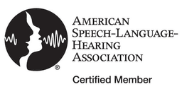 American Speech-Language-Hearing Association certified member badge