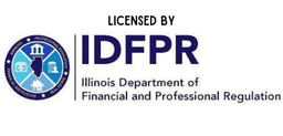 Licensed by the Illinois Department of Financial and Professional Regulation badge